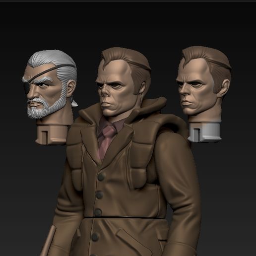 screenshot.93.jpg Metal Gear Solid - Big Boss / Decoy Octopus 3.75" Retro-Style Action Figure