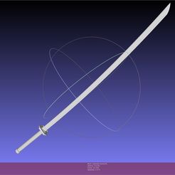 meshlab-2022-02-23-23-14-02-28.jpg STL file Final Fantasy VII Sephiroth Masamune Sword Printable Assembly・3D printing model to download