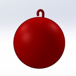 Christmas_Tree_Ball.jpg 3D-Datei Weihnachtsbaumkugel HD STL - Anpassbar durch Skalierung kostenlos・3D-Drucker-Design zum herunterladen
