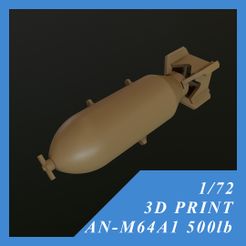 US_Bomb_AN-M64A1_72_p_01.jpg US GP BOMB AN-M64A1 500LB 1-72