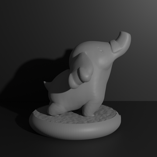 Phampy7.png Modèle d'impression 3D de Phanpy et Donphan