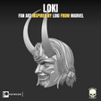 jest | Loki, fan art head sculpt for action figures
