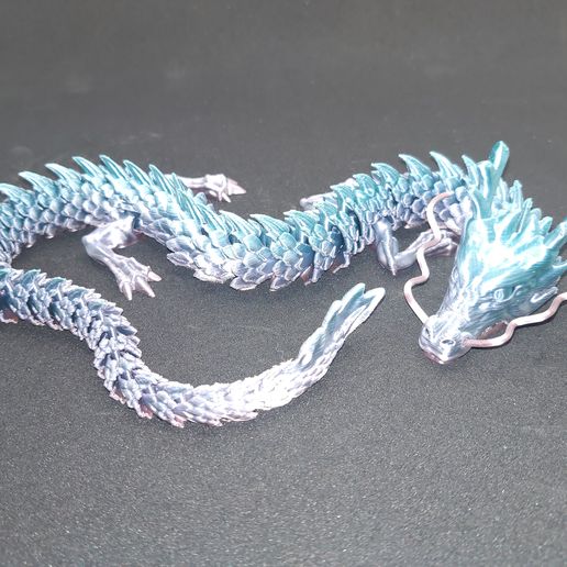 2 Figurines Dragon Articulé Imprimées En 3D Avec Œuf - 8 Cm - Jouet Collection Décoration Bureau Pour Enfants Et Adultes - 5