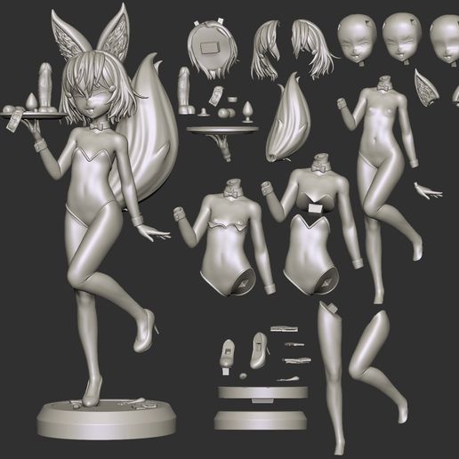 Tenma-NSFW-Parts.jpg Tenma Maemi - NSFW STL (Presupported)