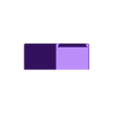 DB No Mag Holes.stl Slide lid Box modeled at 1 1/2" x 2" x 6" with a 3/16" lid