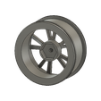 bmw wheel v92.png STL Files ready for 12mm hex 1.9inch wheels
