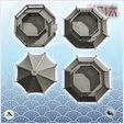 2.jpg Asian hexagonal pagoda with two floors (33) - Asia Terrain Clash of Katanas Tabletop RPG terrain China Korea