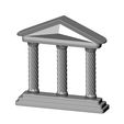 Twisted-ribbs-Double-sided-ornament-book-ends-Greek-key-pillar-Greek-Parthenon-relief-00.jpg Vintage pattern twistedrope Parthenon relief alter 3D print model