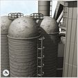 7.jpg Large modern industrial facility with furnaces, brick building and multiple storage tanks (26) - Modern WW2 WW1 World War Diaroma Wargaming RPG Mini Hobby