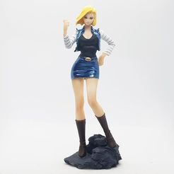 Q1.jpg ANDROID 18 MODIFIED DRAGONBALL PRINTABLE STATUE FIGURINE ANIME