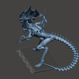4.png ALIENS ALIEN QUEEN XENOMORPH - EXTREMELY HIGH DETAILED MESH - ICONIC STOWAWAY POSE - HIGH POLY STL FOR 3D PRINTING - BY GAMEQRAFT