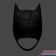 catwoman_helmet_3d_print_model-07.jpg Catwoman Helmet Cosplay - Catwoman Cowl DC Comics