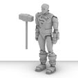 persp.jpg Steel John Henry Irons - ARTICULATED POSEABLE ACTION FIGURE 100mm