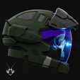 4.png Halo Reach Haunted Pilot Helmet