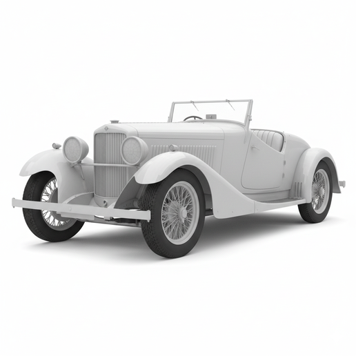 Alvis Speed 20 (1932) RC car body STL, open wheel car STL, hot rod STL, printable car, car model STL, supercar STL, car figurine STL, car showroom STL, garage diorama car STL, lowered car STL, print ready car STL, Italian supercar STL, realistic car STL,