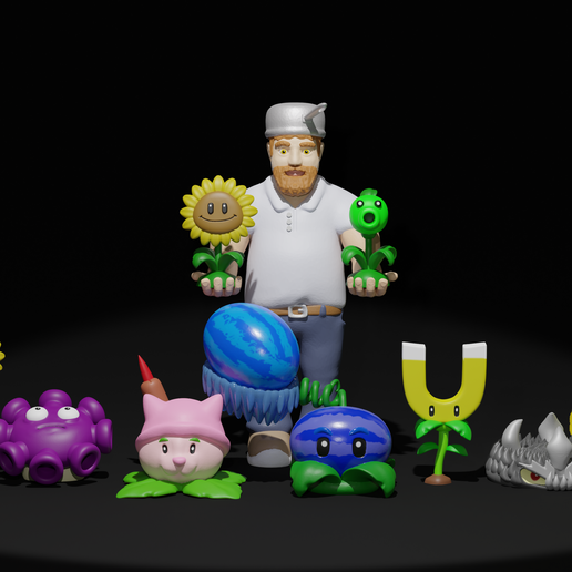 🌿 Crazy Dave Bundle (DEPICCIÓN)・Archivo 3D para Impresión 3D・Cults