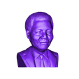 Mandela_standard.stl Nelson Mandela bust 3D printing ready stl obj