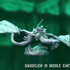 dafafadfgadgba.jpg STL file Ring Wraith on Crawling Serpent(Crawling pose)・3D print object to download