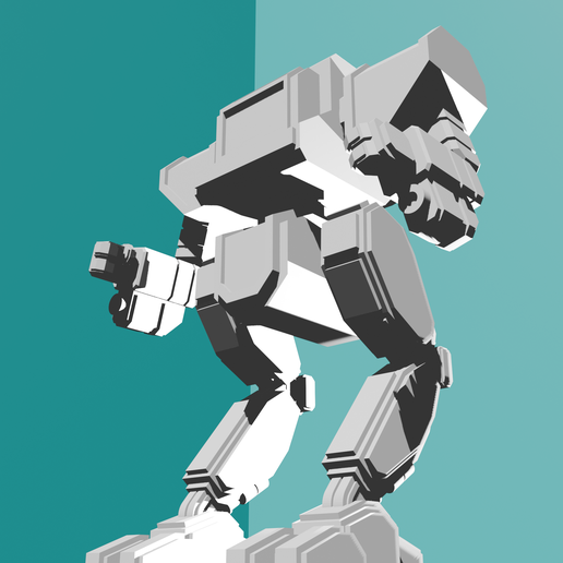 🎲 6mm Squire Multipurpose Mech V2・Free 3D File for 3D printing・Cults