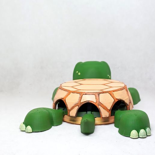 011.jpg Turtle cup holder  (No Supports needed)