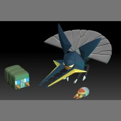 Vikavolt1.jpg Archivo STL Pokemon Grubbin Charjabug Vikavolt・Idea de impresión 3D para descargar