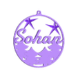 Sohan v4.stl CHRISTMAS DECORATIONS FIRST NAME Sohan
