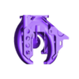 Briss fang Ender 5 V4.4 + CR touch.STL ENDER 5 & ENDER 6 DUAL 40MM FAN HOT END DUCT / FANG, no support, micro swiss direct drive and bowden compatible