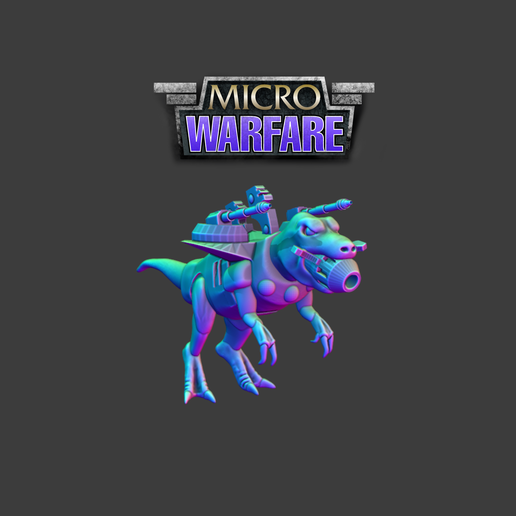 6-8mm Carnosaurus - 3D model önizlemesi