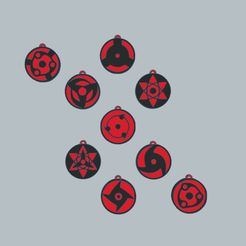 Captura-de-pantalla-2022-10-19-174754.jpg Fichier 3D PORTE-CLÉS SHARINGAN・Design pour imprimante 3D à télécharger