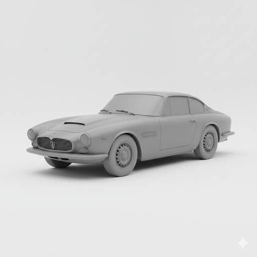 Maserati Sebring garage, diorama, SUV, supercar, drift car, vintage car, classic car, sports car, car STL, muscle car, vehicle, race car, car 3D, automobile, JDM, car model, hypercar, pickup, car, truck