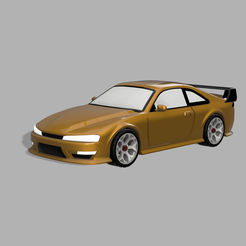 Nissan-Silvia-S14-v53.png 3D file Nissan Silvia S14・3D printing template to download