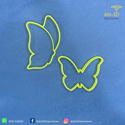 Mariposa.png Free STL file Butterflies cookie cutters・3D printer design to download
