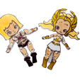 Add-a-heading-2023-04-09T041700.558.png Chibi He-man and She-ra Inspired Articulated Fidget Toy Keychains
