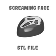 SCREAMING-FACE-STL-FILE-2.png Screaming face