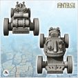 2.jpg Single-seater steampunk race car with visible pipes (3) - Future Sci-Fi SF Post apocalyptic Tabletop Scifi Wargaming Planetary exploration RPG Terrain