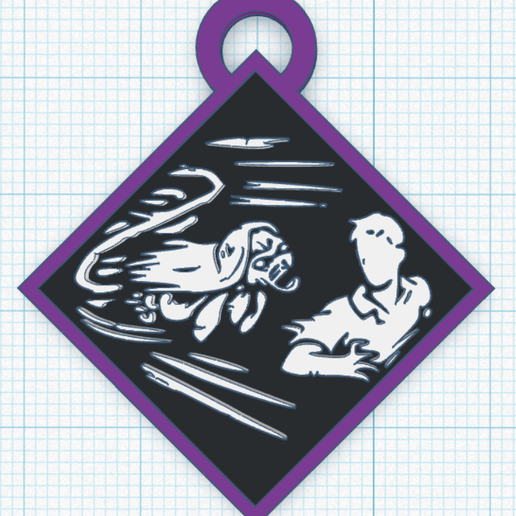 Keychain Dead By Daylight - Wandering Eye