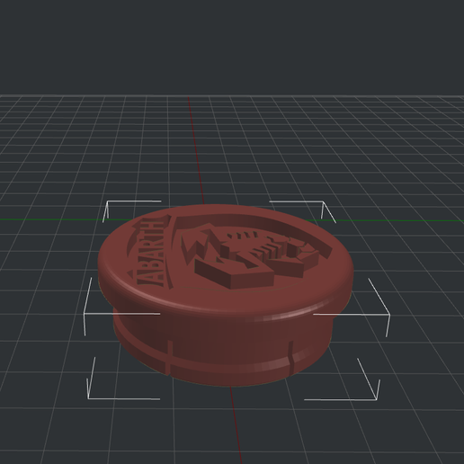 ABARTH central cups for rims 3D model