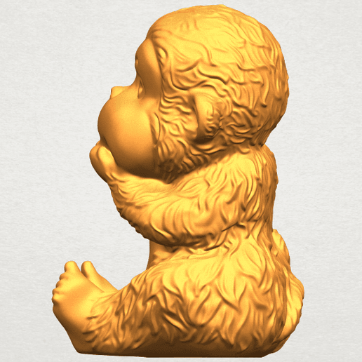 A04.png Download free file Monkey A04 • 3D printing template, GeorgesNikkei