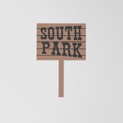 1.jpg Archivo STL LOGO SOUTHPARK・Plan imprimible en 3D para descargar