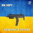 But HK MP7 : VU PGaee GP VG ayy ee 3D MODEL HK MP7