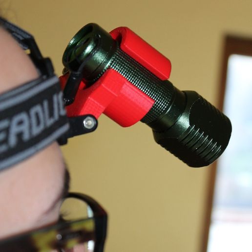 HeadLamp Clothespin 3D model