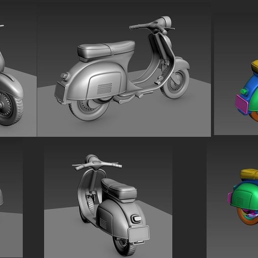 SCOOTER_display_large.jpg Bold Machines Presents Margo's Scooter and Sidecar