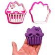 CULTS-1.jpg COOKIE CUTTER AND STAMP SWEET CUPCAKE