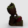 render-groot.646.jpg Sweet Groot Candy Planter - 3D Printable File