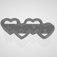 CorazonES77.png Download 3MF file Valentine's Day Cutters • 3D printing template, 3Leones