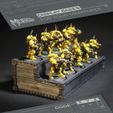 00-Squad.jpg SQUAD 5X 40MM - BASE DISPLAY FOR MINIATURES