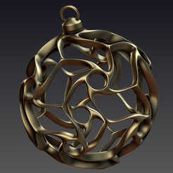 b1.png STL file Christmas ball・3D printable model to download