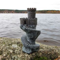 IMG_2125.JPG Free STL file Spiral Tower・3D print model to download