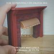 Fireplace-Mantlepiece-Miniature.jpg MINIATURE Fireplace Mantle | Witch's Room Miniature Furniture Collection