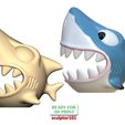 Shark-Gadget-Ball-4.jpg Shark Gadget Box 3D Sculpting Printable Model